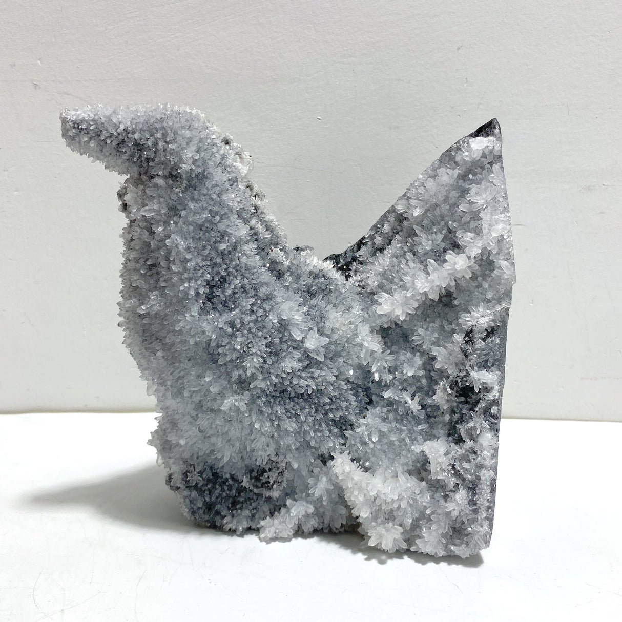 5 Pieces Black Clear Quartz Cluster Raw Side Tower