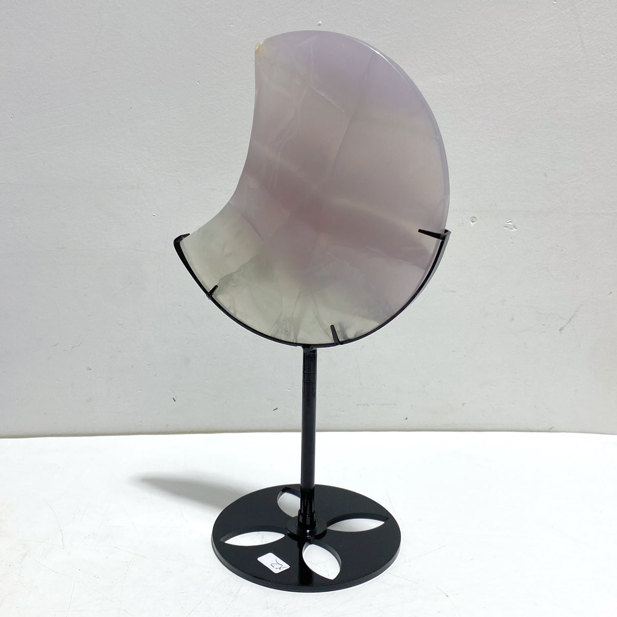 5 Pieces Fluorite Moon Carving With Stand