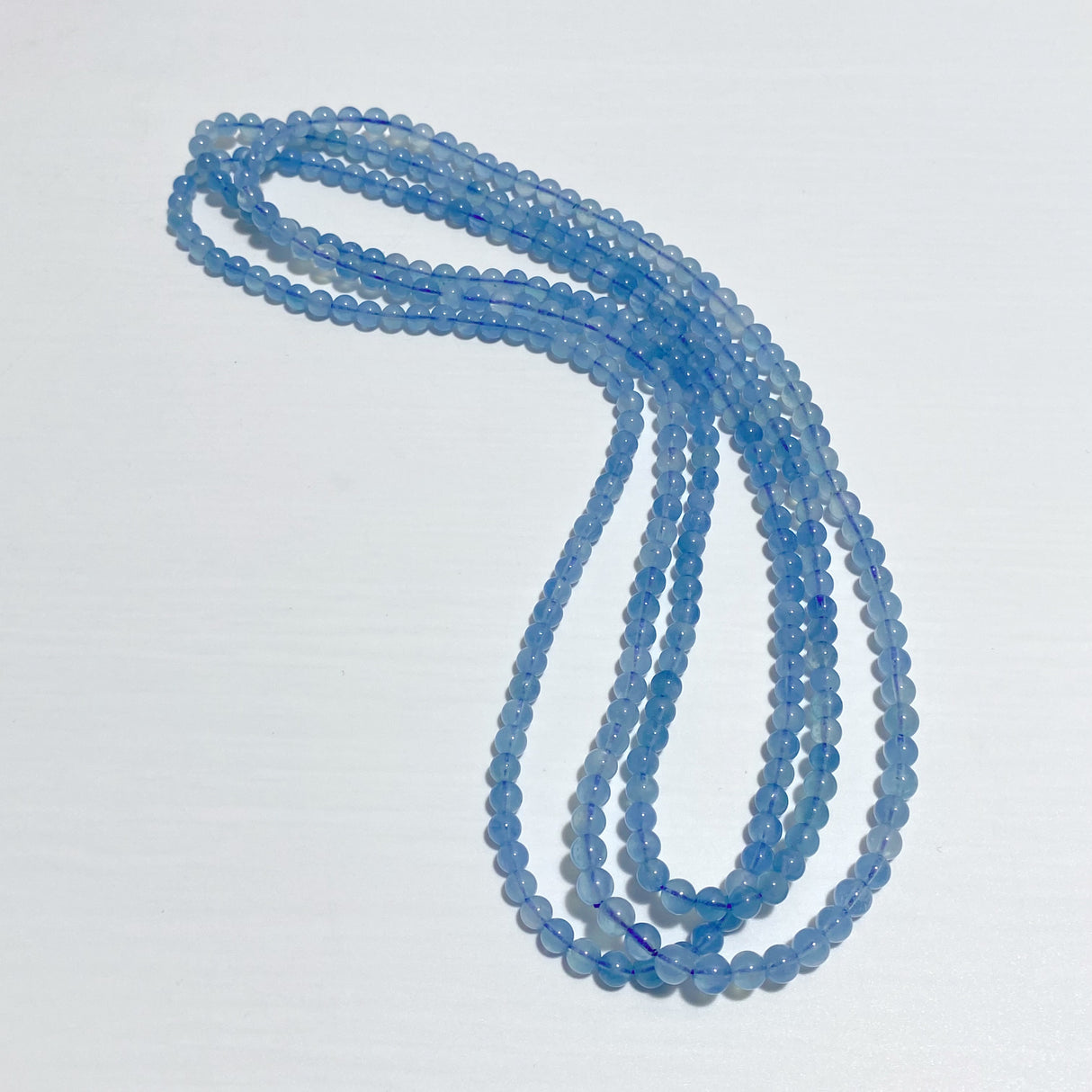 3 Pieces Aquamarine 3-Loop Bracelet For DIY