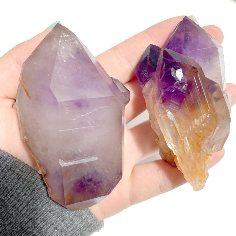 10 Pieces Beautiful Amethyst Specimen Skeletal Crystal - Wholesale Crystals