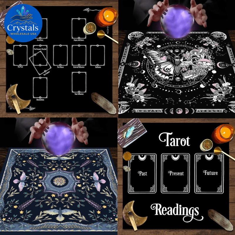 12 Animal Starry Sky Tarot Tablecloth - Wholesale Crystals