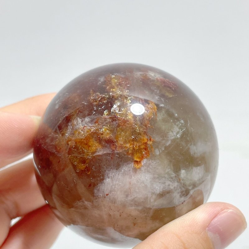 12 Pieces Fire Quartz Mixed Moonstone Spheres - Wholesale Crystals