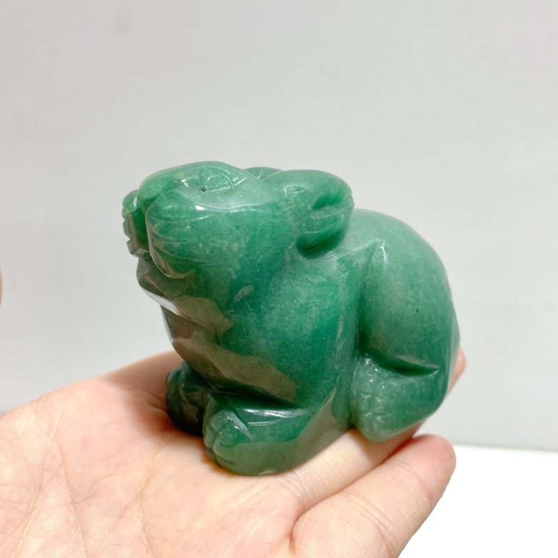 12 Pieces Green Aventurine Mixed Animals Carving - Wholesale Crystals