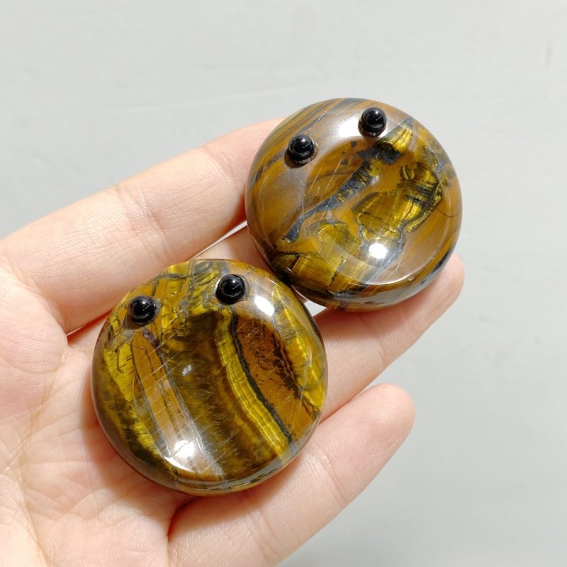 12 Types Worry Stone Crystal Wholesale Clear Quartz Tiger Eye -Wholesale Crystals