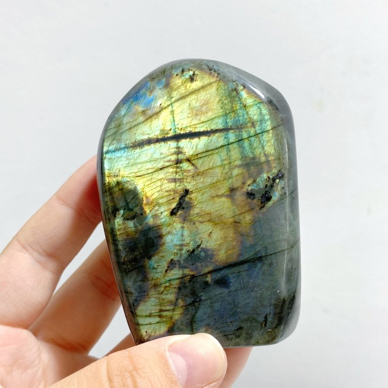 13 Pieces Beautiful Polished Yellow Blue Labradorite Free Form -Wholesale Crystals