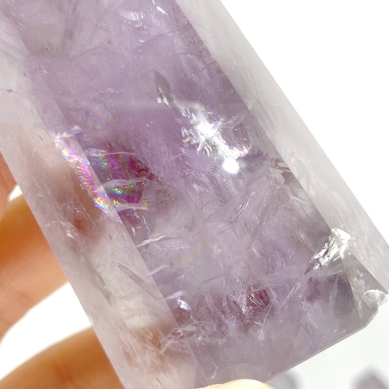 13 Pieces God's Fingerprint Light Purple Amethyst Tower Point -Wholesale Crystals