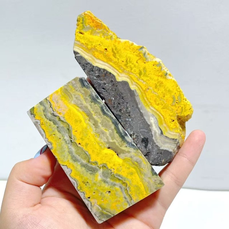 15 Pieces Beautiful Bumble Bee Jasper Polished Home Decor - Wholesale Crystals