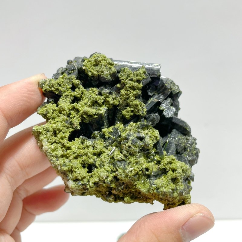 15 Pieces Raw Green Tourmaline Specimen For Collection - Wholesale Crystals