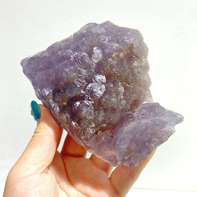 15 Pieces Raw Purple Fluorite Spark Specimen - Wholesale Crystals
