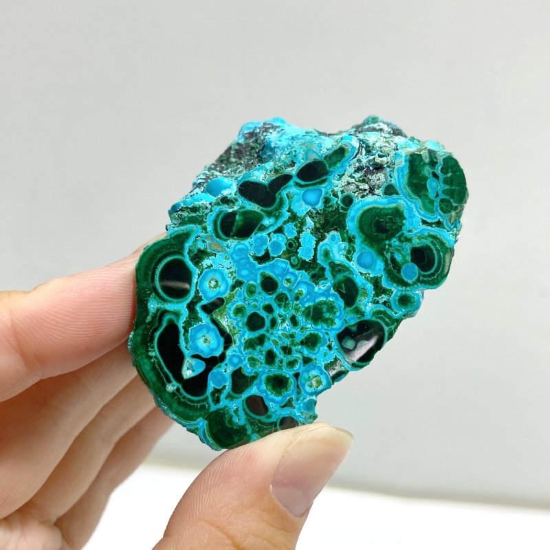 16 Pieces Beautiful Raw Chrysocolla Mixed Malachite Specimen -Wholesale Crystals