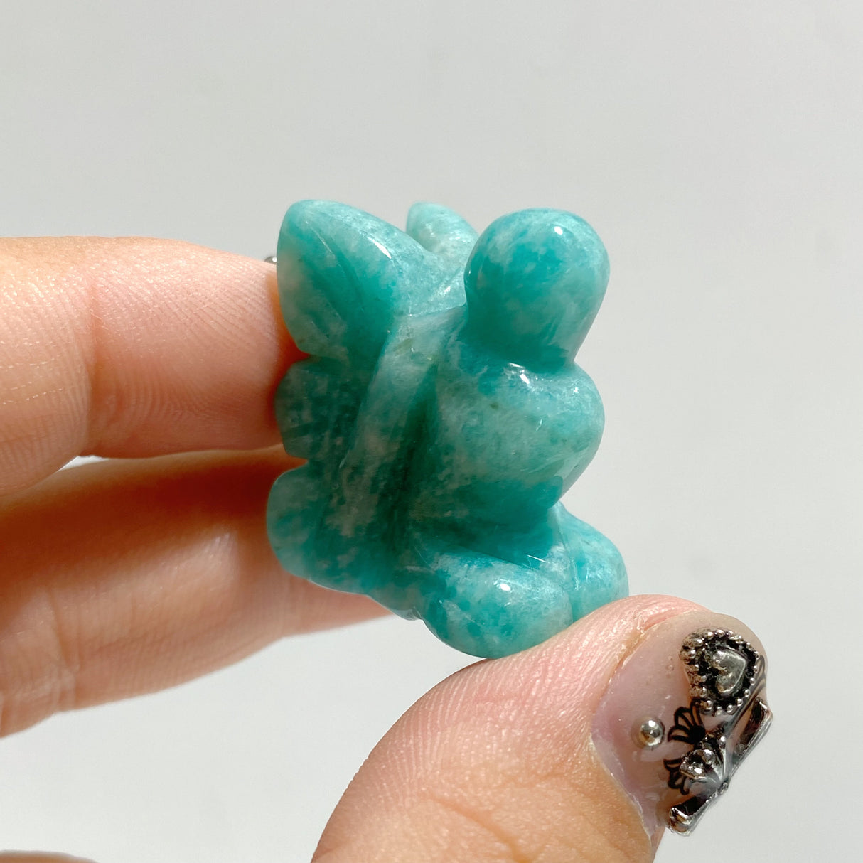 Amazonite Butterfly Fairy Carving Wholesale
