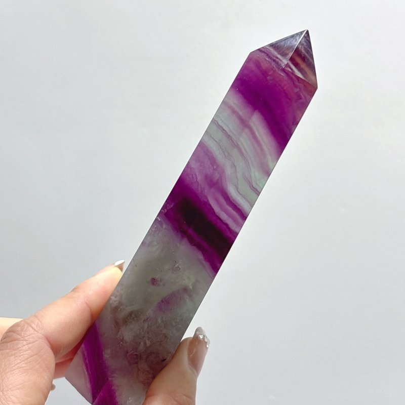 19 Pieces Rainbow Fluorite Tower - Wholesale Crystals