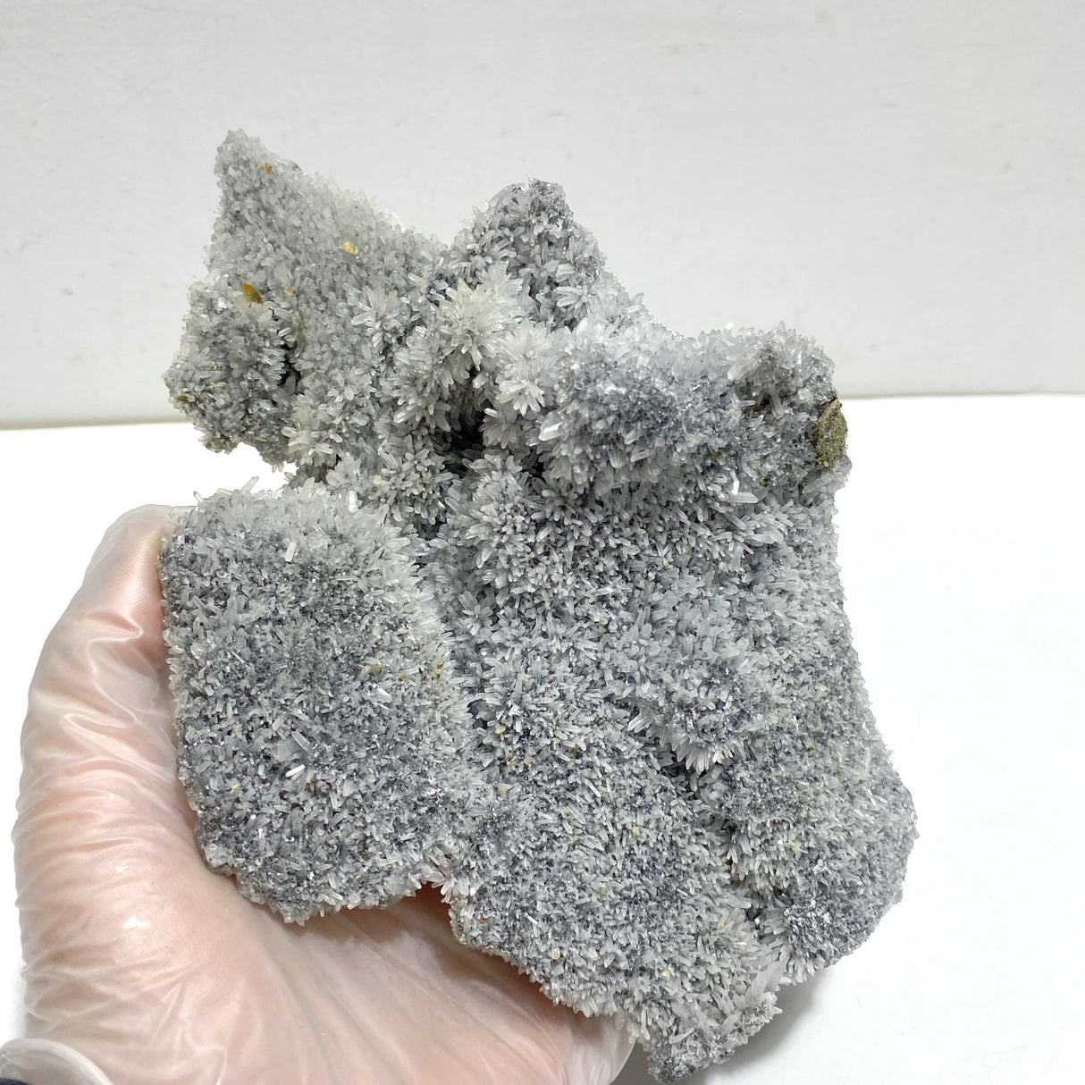 5 Pieces Black Clear Quartz Cluster Raw Side Tower