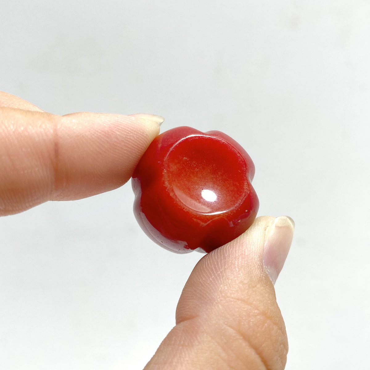 Mini Red Agate Halloween Pumpkin Carving Wholesale