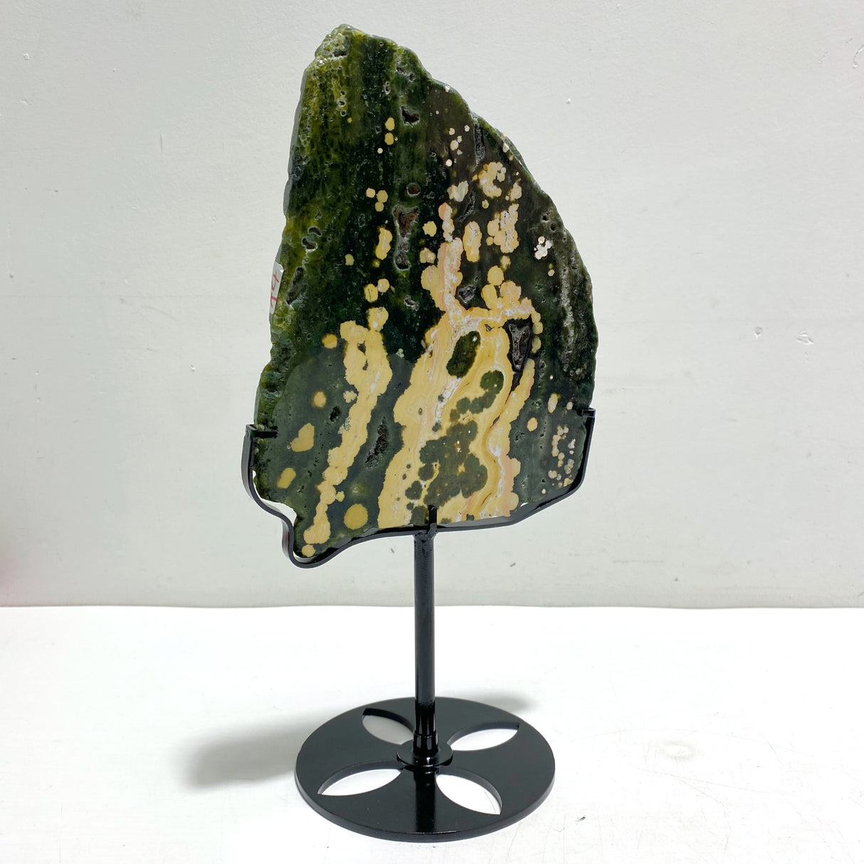 Unique 8th Vein Ocean Jasper Slab With Stand #5