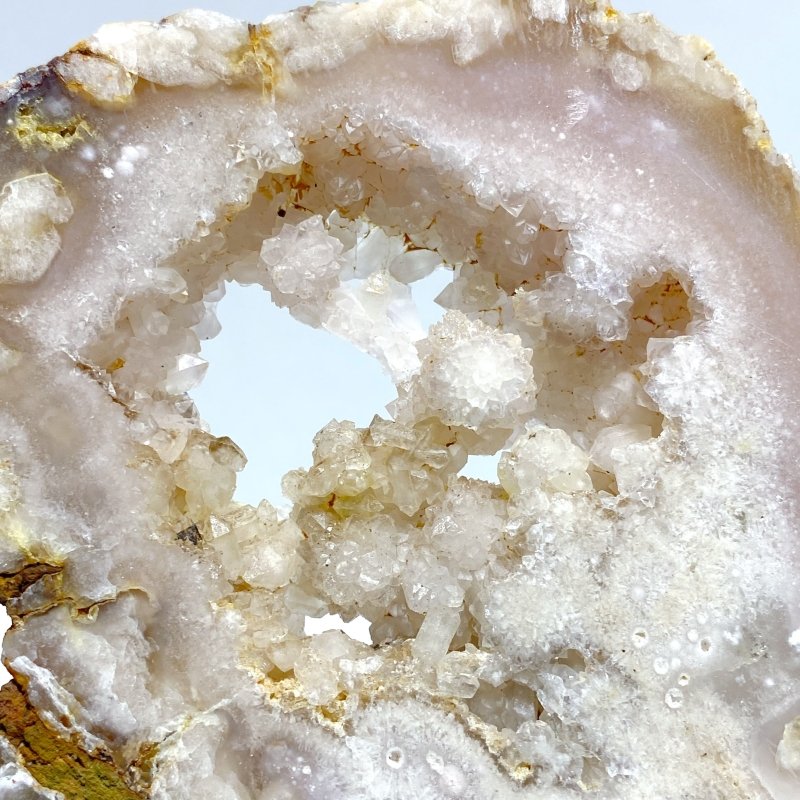 2 Pairs Geode Druzy Sakura Flower Agate Butterfly Wing With Stand - Wholesale Crystals