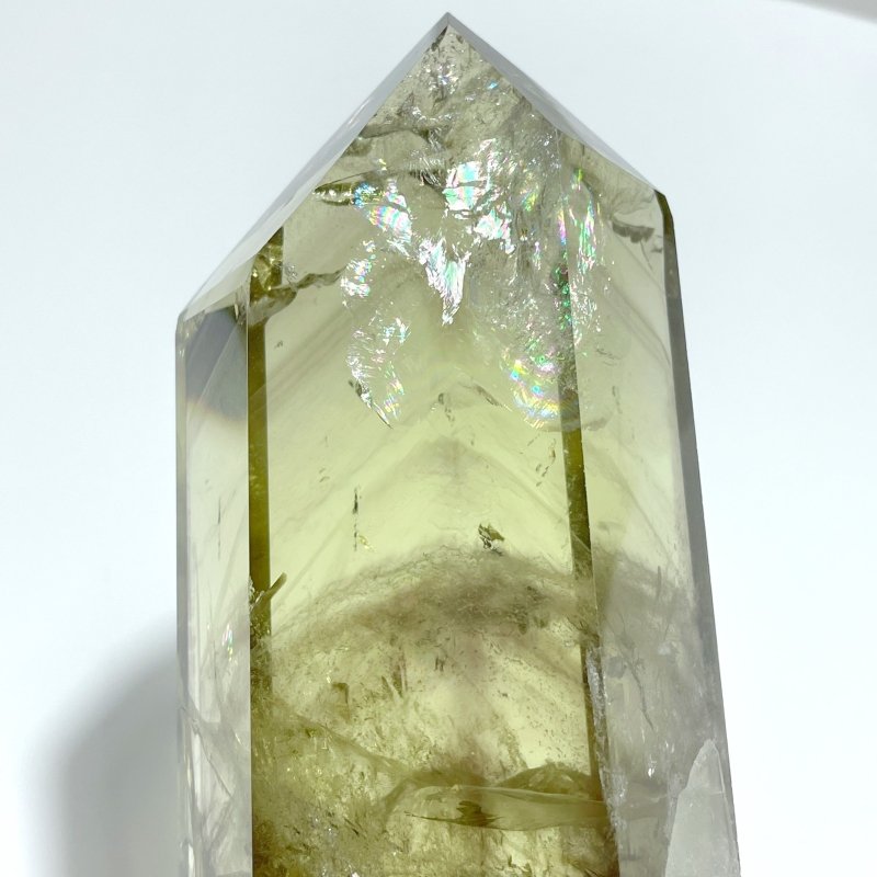 2 Pieces Large Citrine Mountain Tower Raw Bottom With Stand - Wholesale Crystals