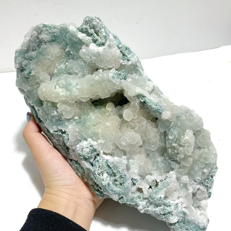 2 Pieces Raw Moss Agate Crystal Specimen For Collection - Wholesale Crystals