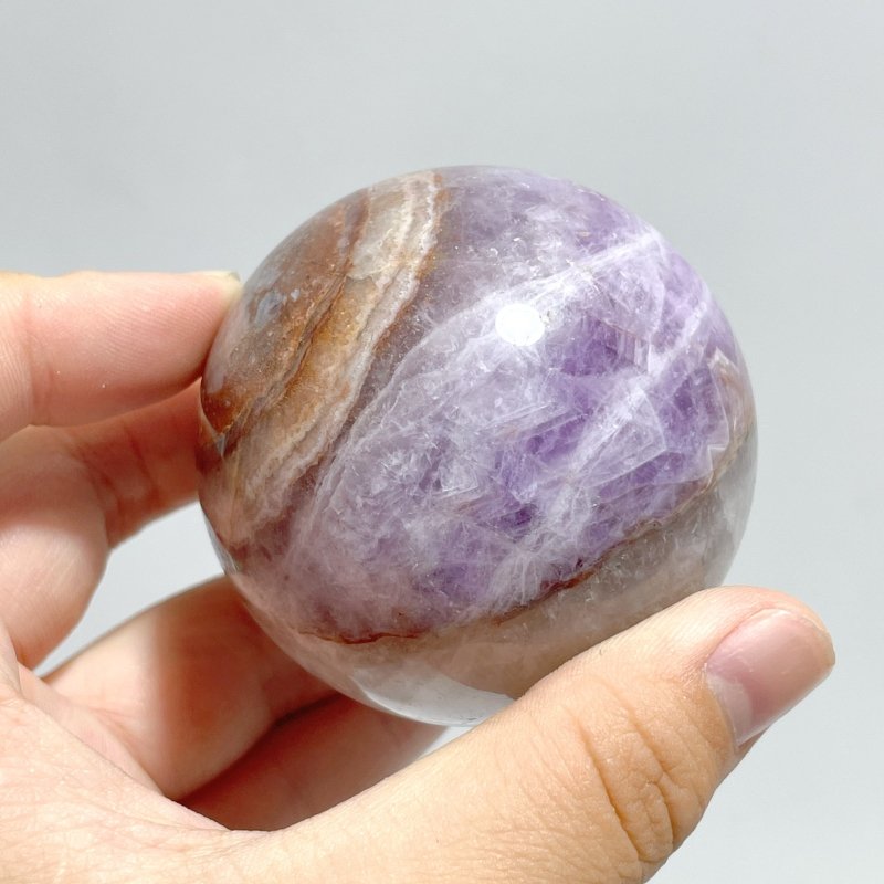 20 Pieces Amethyst Mixed Striped Agate Crystal Spheres - Wholesale Crystals