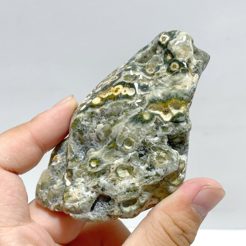 23 Pieces 8th Vein Ocean Jasper High Quality Free Form Mixed Size A01 - Wholesale Crystals