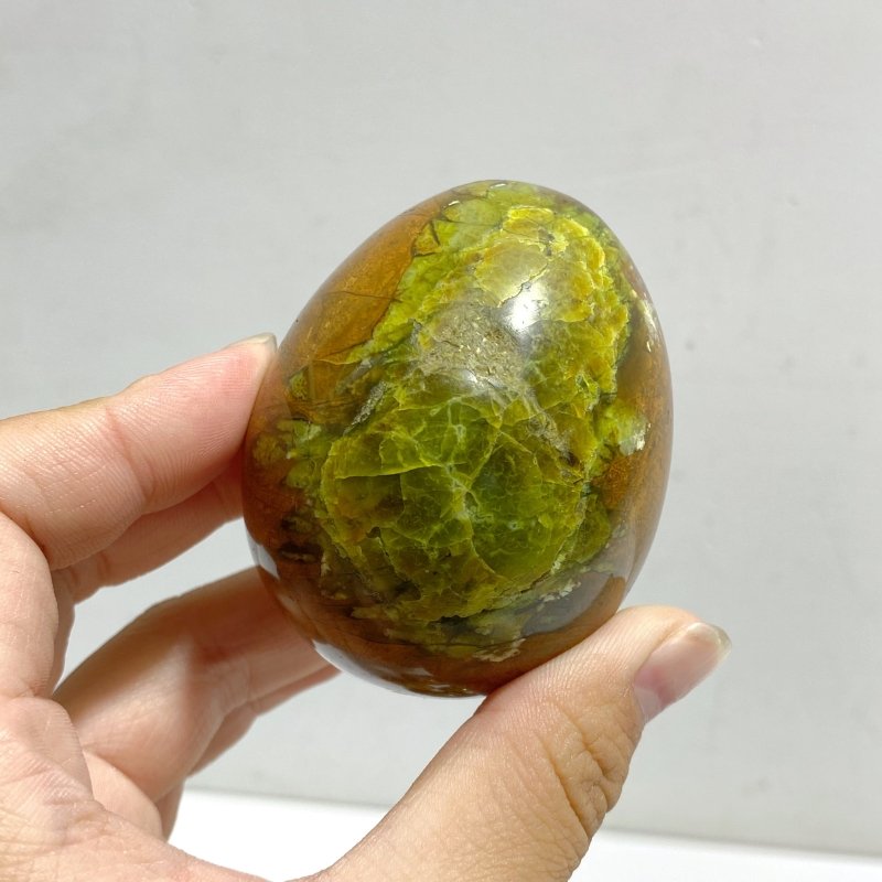 23 Pieces Green Opal Eggs (Defect) -Wholesale Crystals