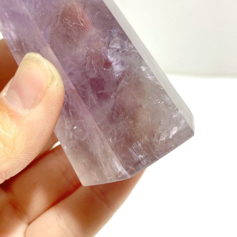 24 Pieces God's Fingerprint Amethyst Light Purple Tower Point - Wholesale Crystals