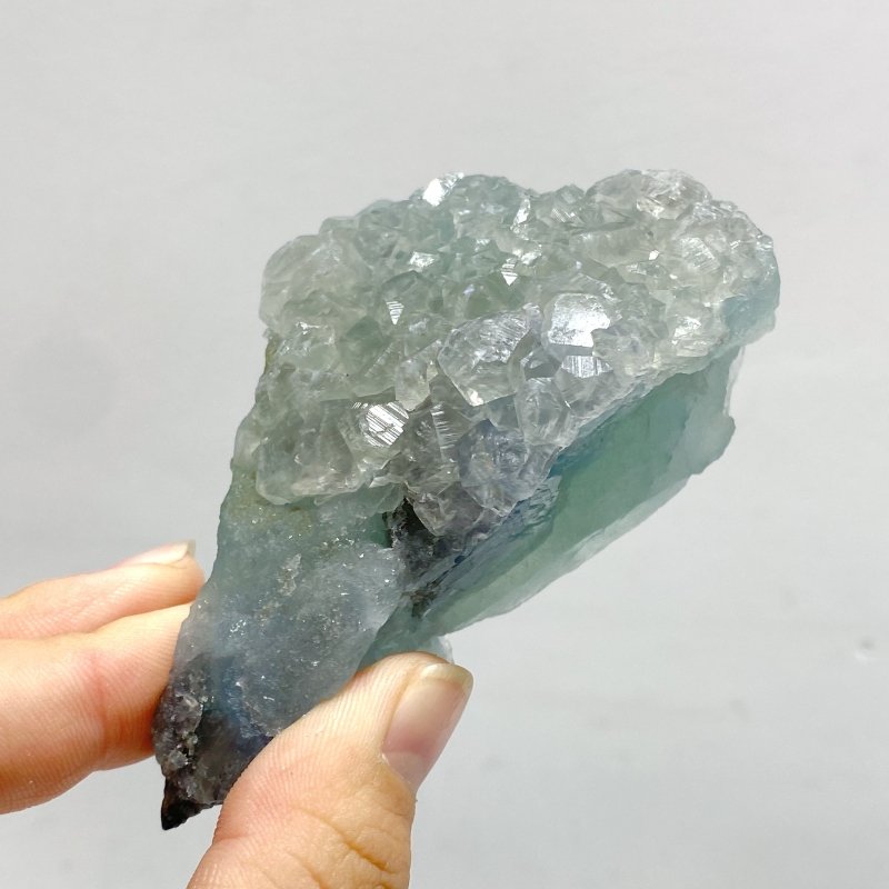 25 Pieces Raw Blue Fluorite Mixed Calcite Specimen - Wholesale Crystals