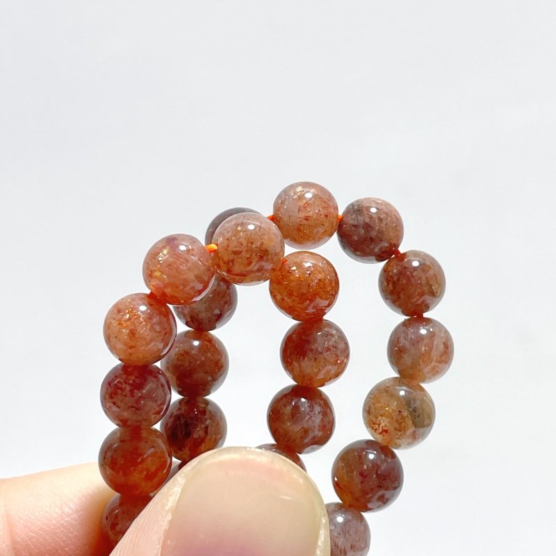 26 Pieces 7mm Sunstone Bracelets - Wholesale Crystals
