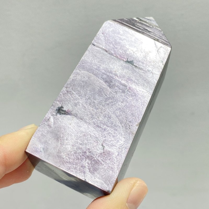 26 Pieces Purple Lepidolite Tower Points - Wholesale Crystals