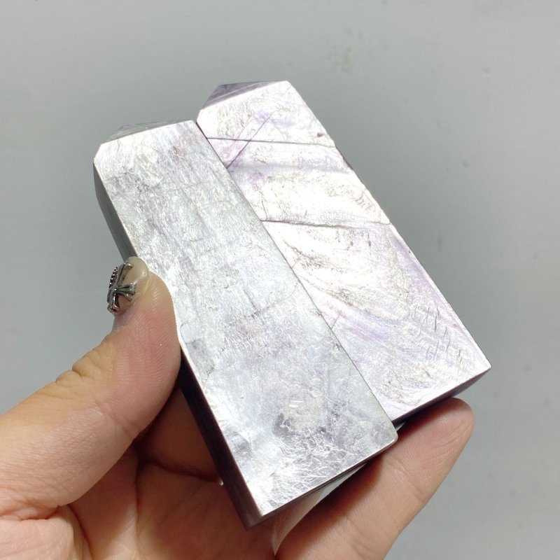 28 Pieces Purple Spark Lepidolite Four-Sided Tower -Wholesale Crystals