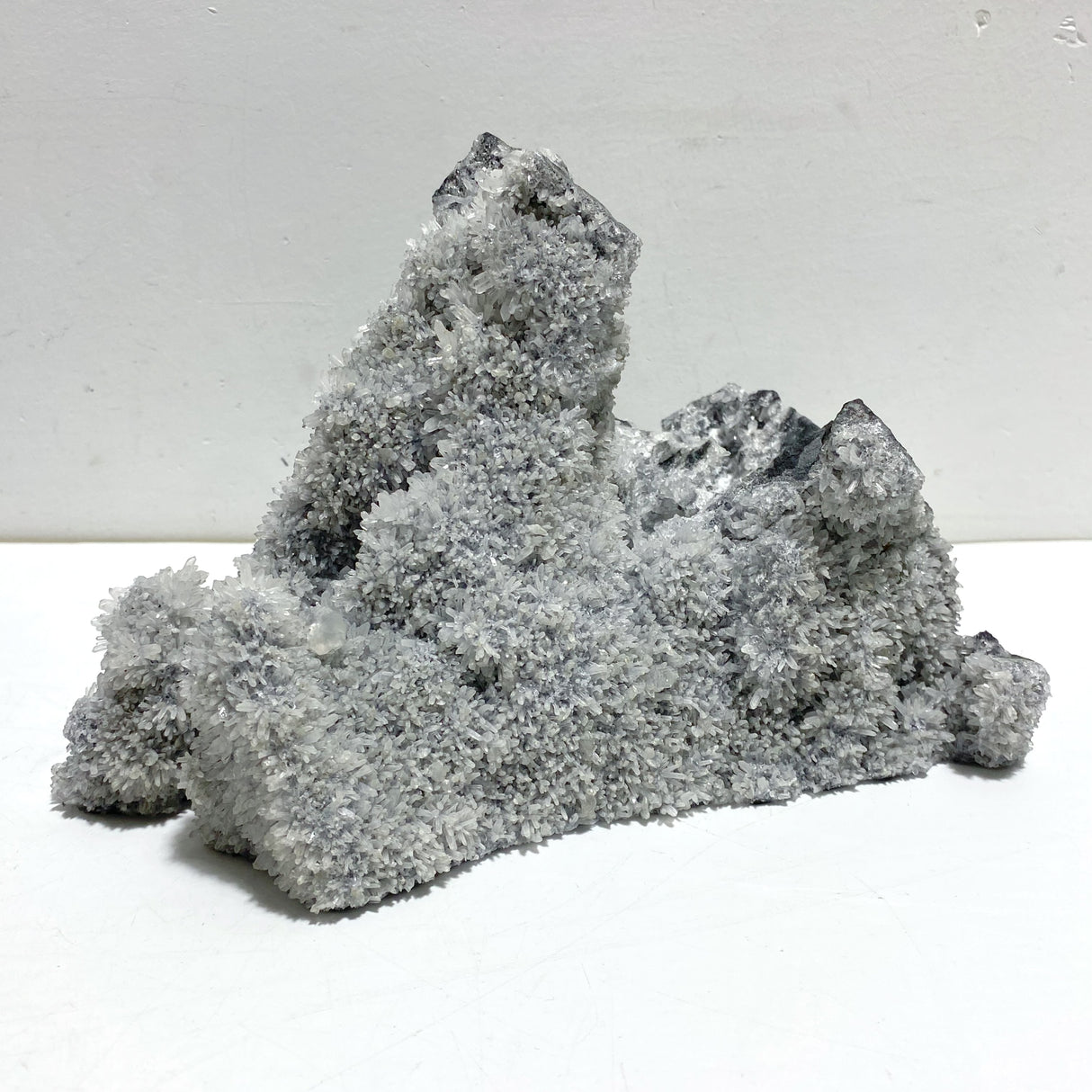 5 Pieces Black Clear Quartz Cluster Raw Side Tower