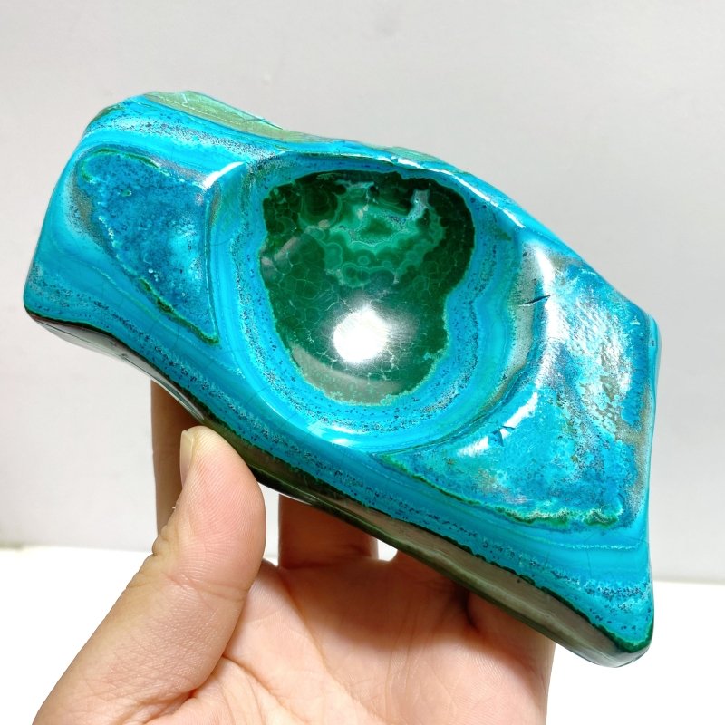 3 Pieces High Quality Beautiful Polished Chrysocolla Mixed Malachite Free Form 1 - Wholesale Crystals