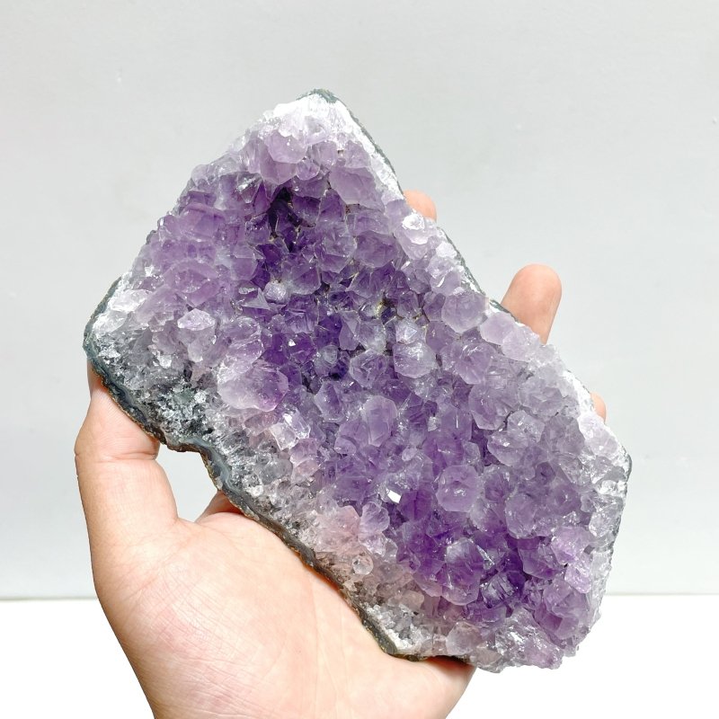 3 Pieces Large Amethyst Cluster - Wholesale Crystals