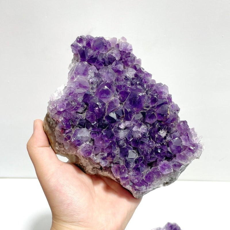 3 Pieces Large Amethyst Cluster - Wholesale Crystals