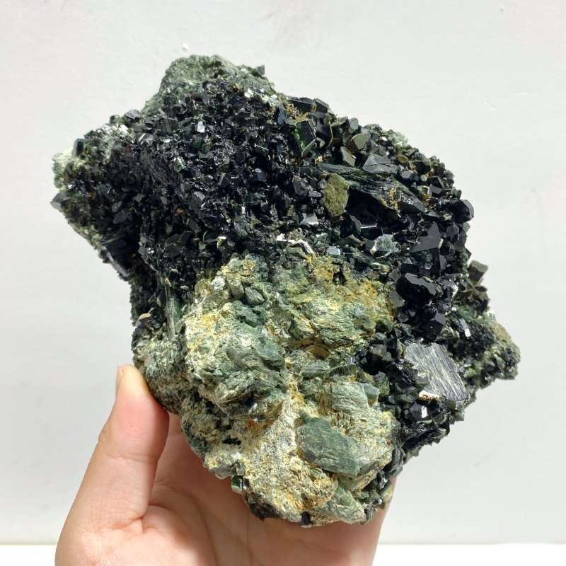 3 Pieces Raw Epidote Stone Specimen - Wholesale Crystals