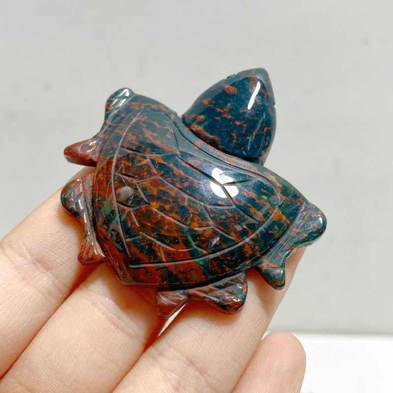 31 Pieces Colourful Ocean Jasper Sea Turtle Carving - Wholesale Crystals