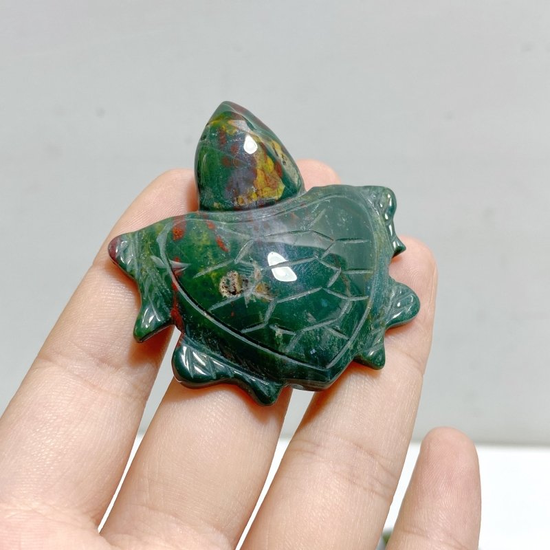 31 Pieces Colourful Ocean Jasper Sea Turtle Carving - Wholesale Crystals