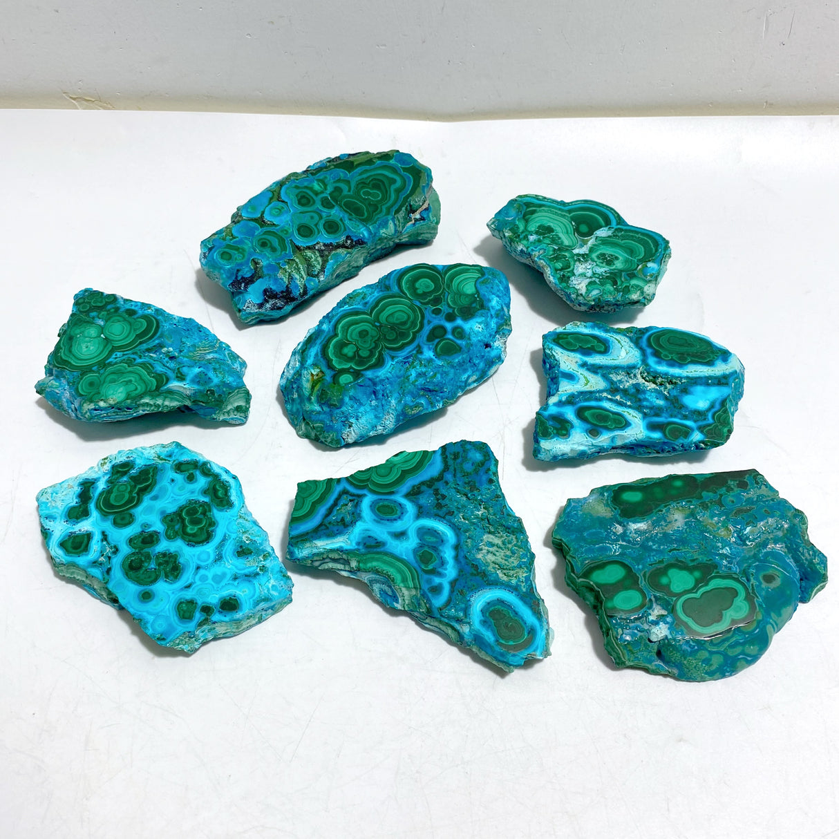 8 Pieces High Quality Beautiful Chrysocolla Mixed Malachite Specimen #9