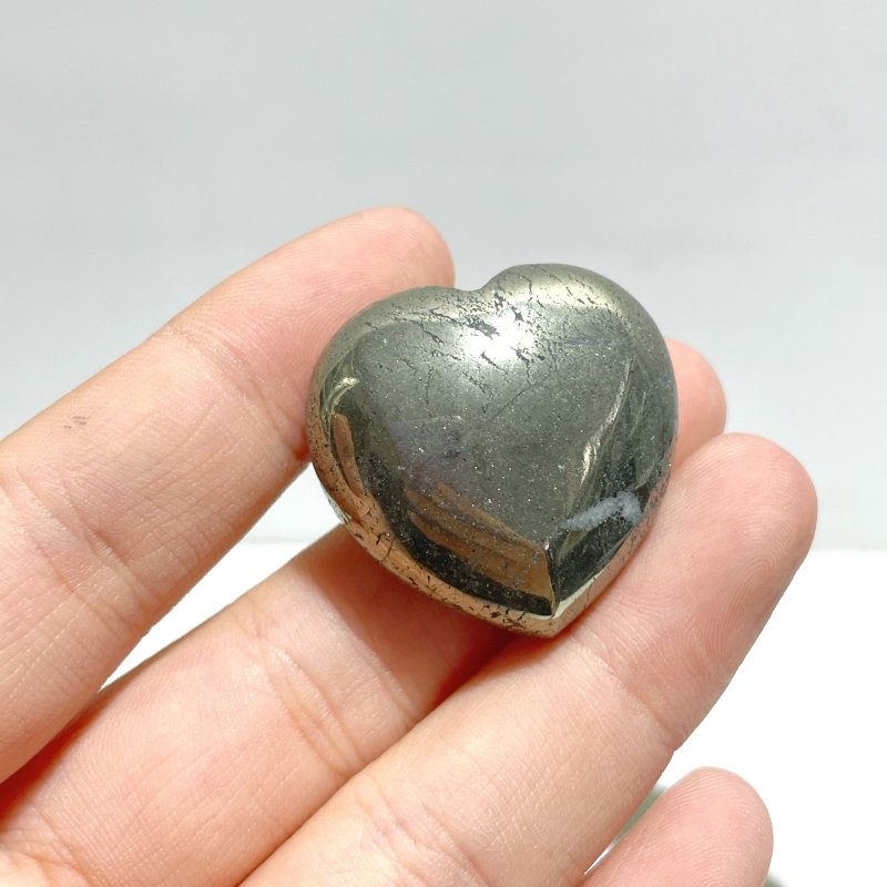 3CM Pyrite Heart Wholesale - Wholesale Crystals