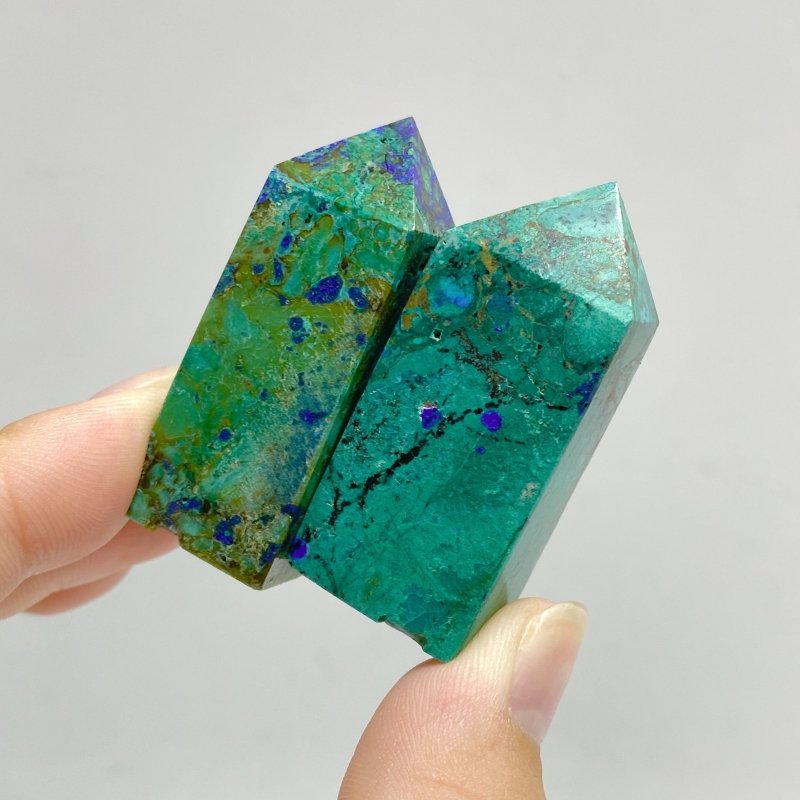 4-6cm Chrysocolla Tower Wholesale -Wholesale Crystals