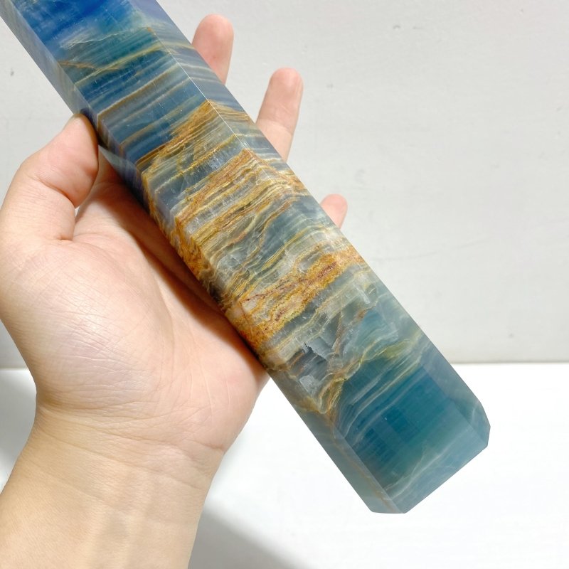 4 Pieces Tall High Quality Deep Blue Onyx Point -Wholesale Crystals