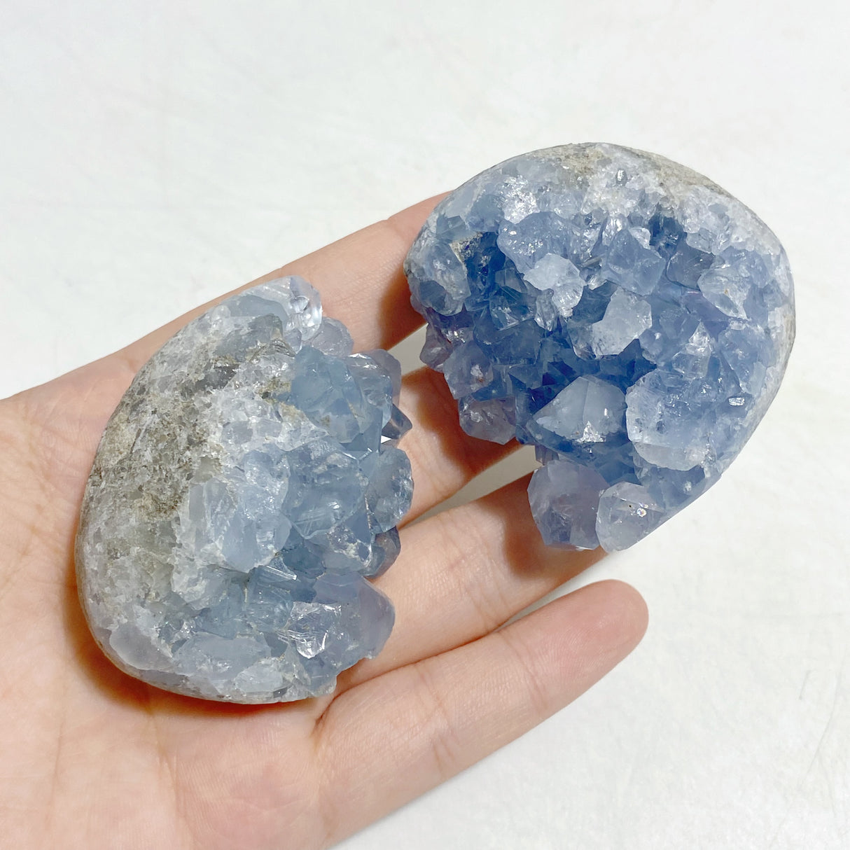 Geode Blue Celestite Egg Shape Wholesale
