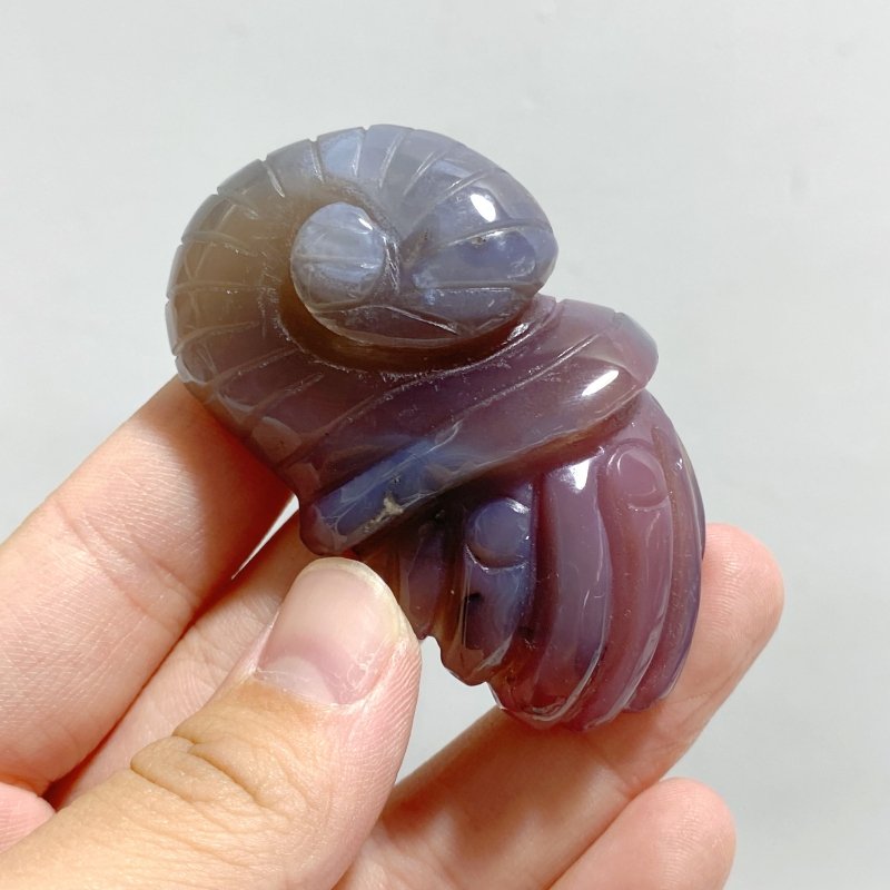 49 Pieces Africa Red Agate Sea Animals Carving -Wholesale Crystals