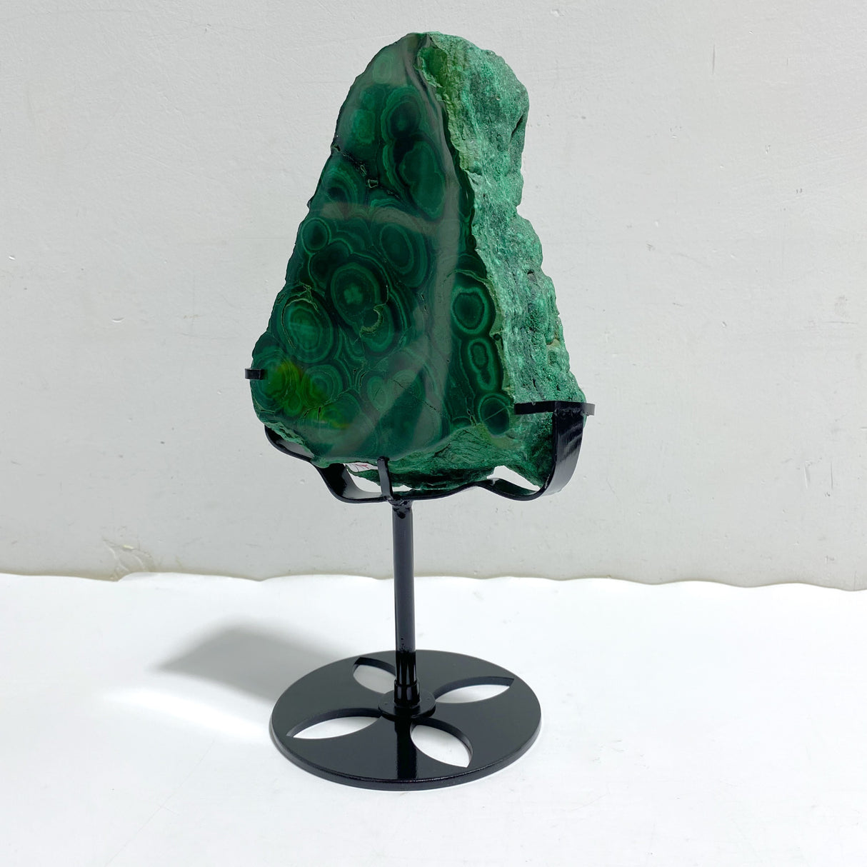 Unique Malachite Specimen With Stand