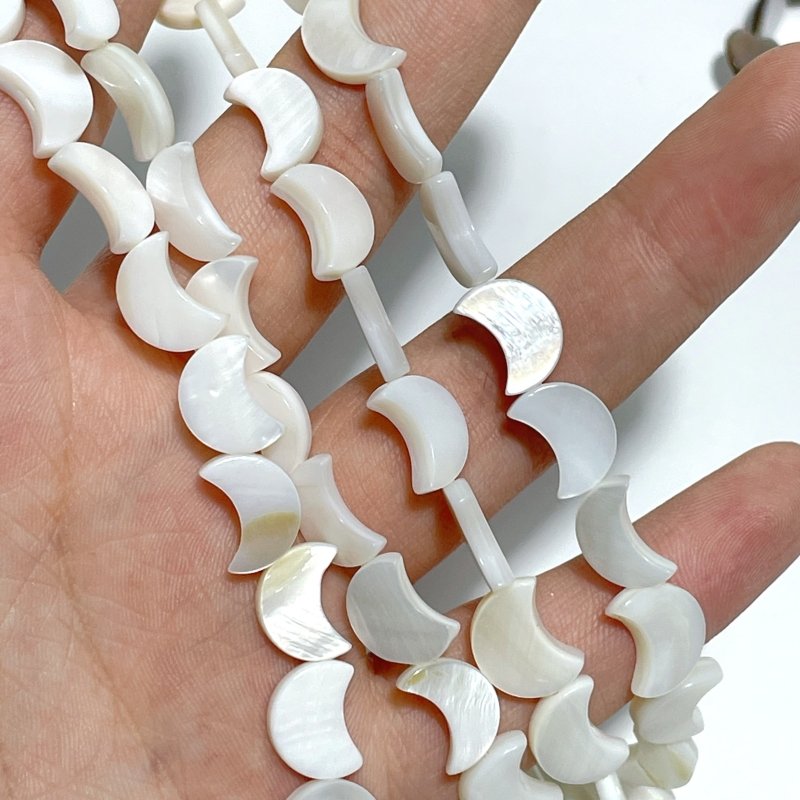 5 Shapes Shell DIY Bracelets Accessories Wholesale Heart/Moon/Star/Four Leaf Clover Random Color - Wholesale Crystals