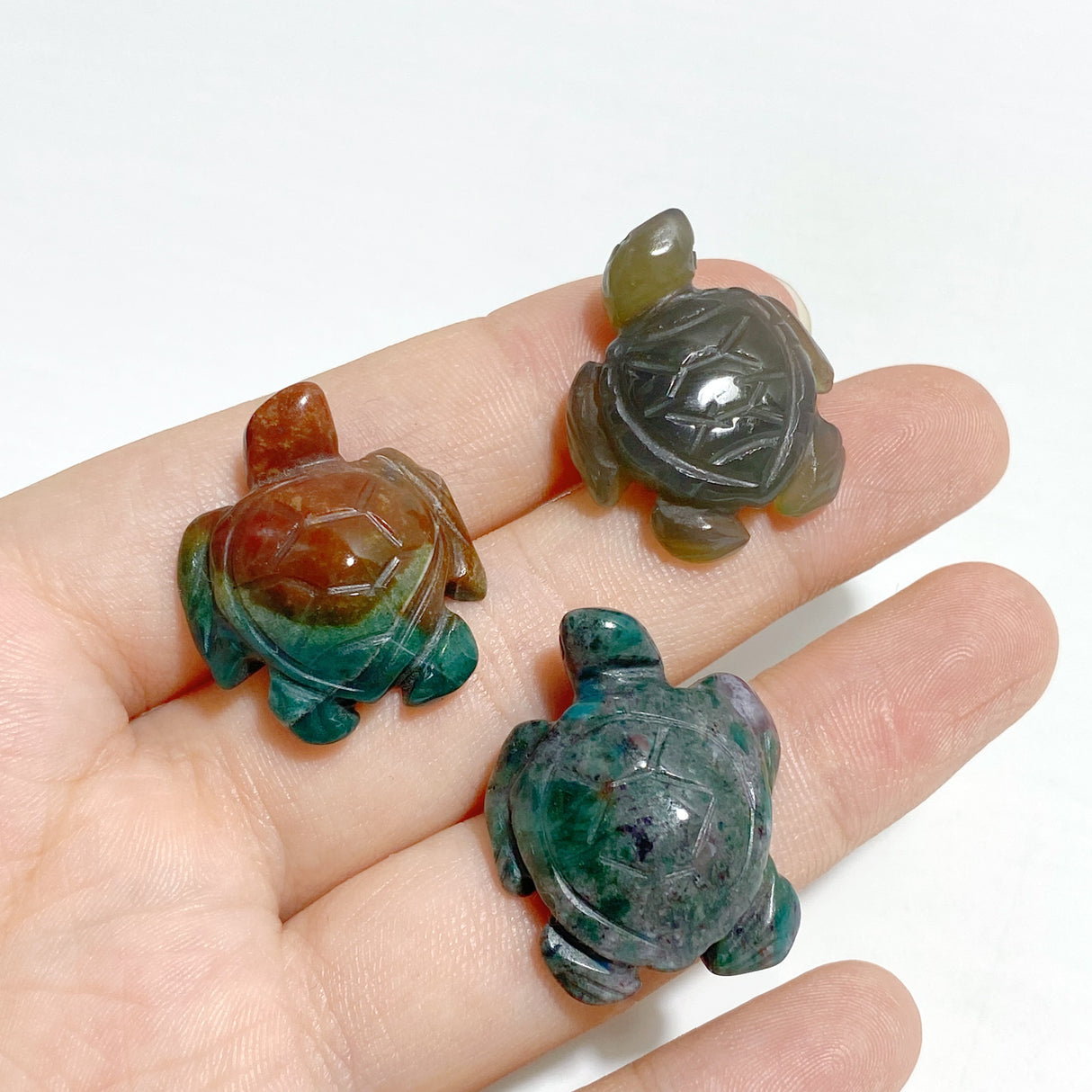Mini Ocean Jasper Sea Turtle Carving Wholesale