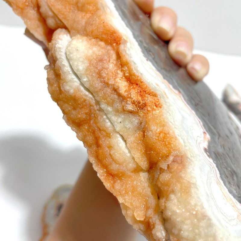 6 Pieces Beautiful Morocco Agate Cloud Shape Polished Slab - Wholesale Crystals