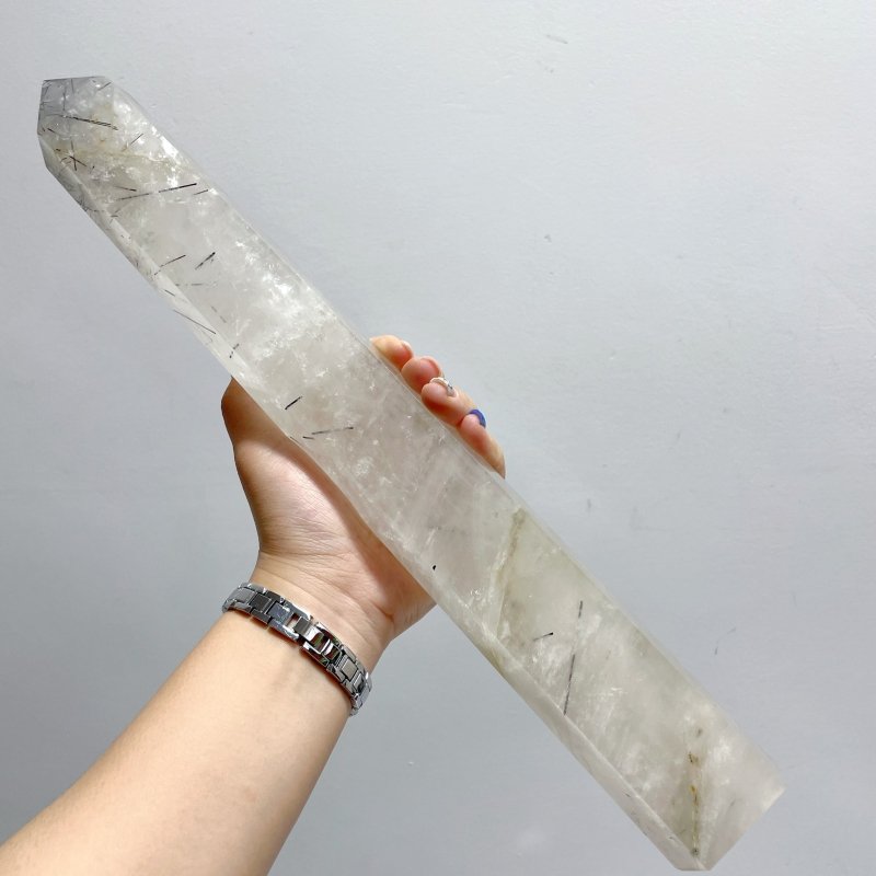 6 Pieces Large Black Tourmaline Crystal Tower - Wholesale Crystals