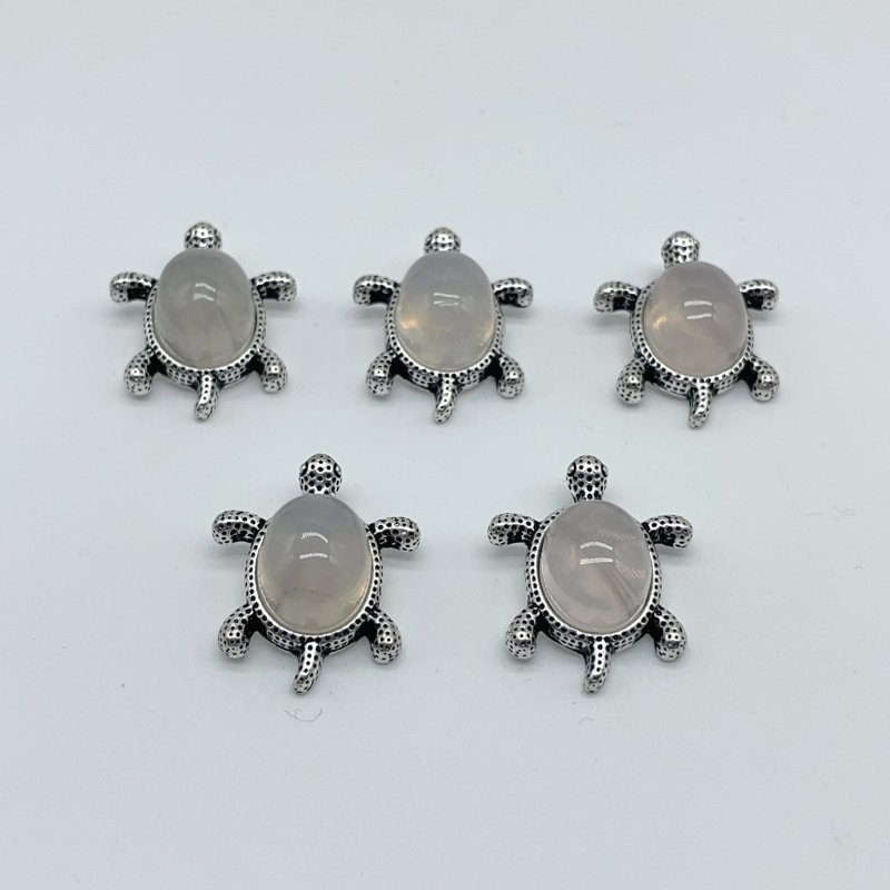 6 Types Cute Turtle Pendant Wholesale Moonstone Amethyst - Wholesale Crystals