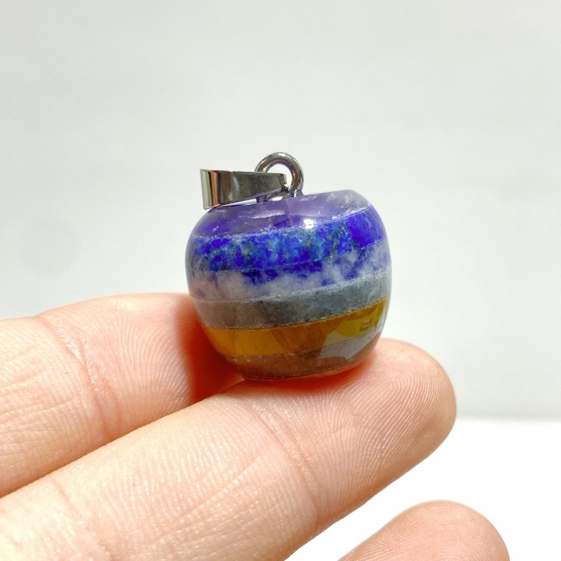 7 Chakra Apple Pendant Wholesale - Wholesale Crystals